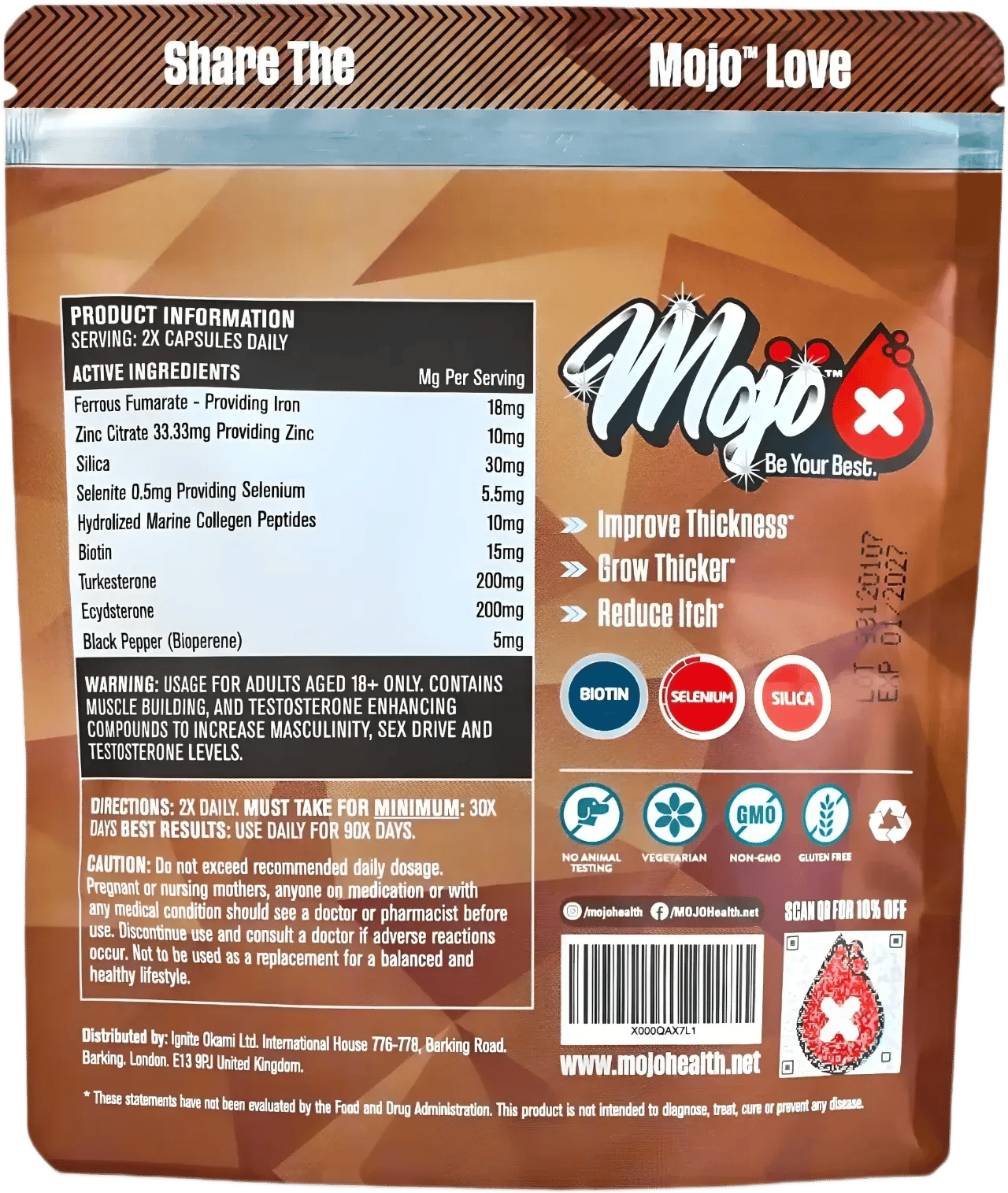 MOJO™ BEARD Capsules (Free-Trial)