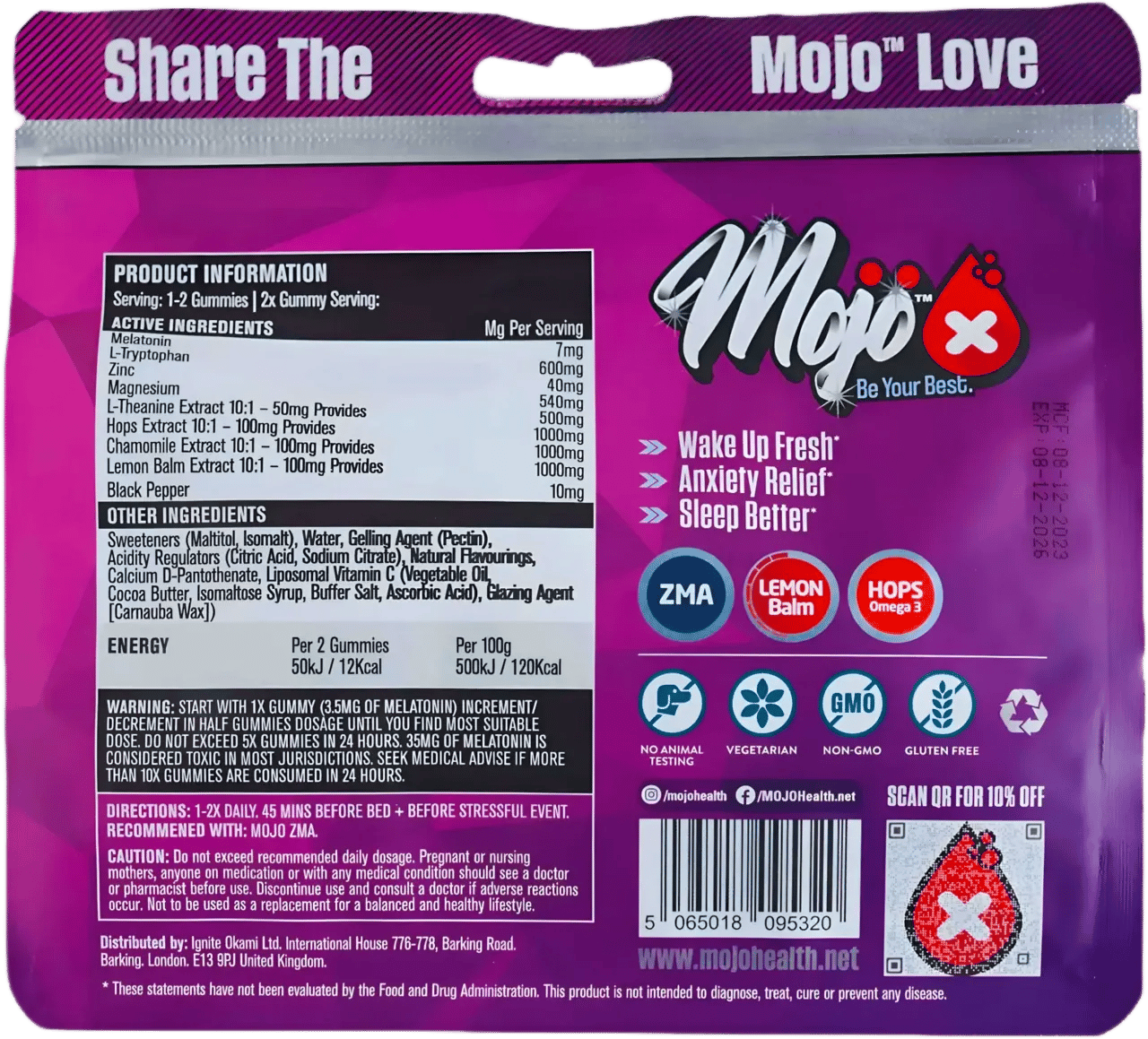 MOJO™ RECHARGE Gummies (Post-Checkout)